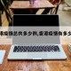 【香港疫情总共多少例,香港疫情有多少人感染】